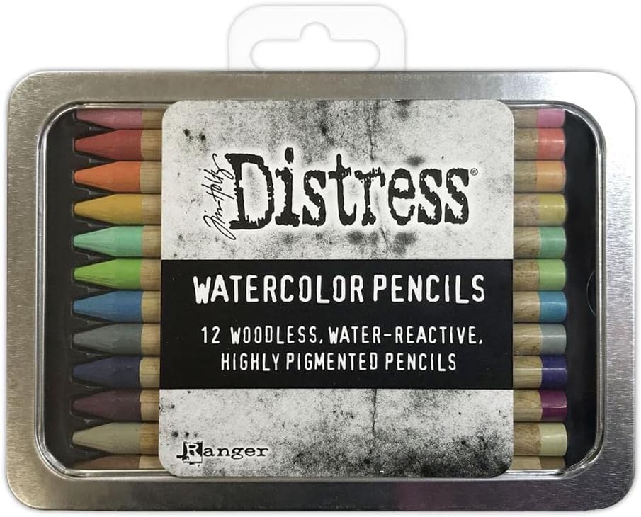 tim holtz distress watercolor pencils set 2