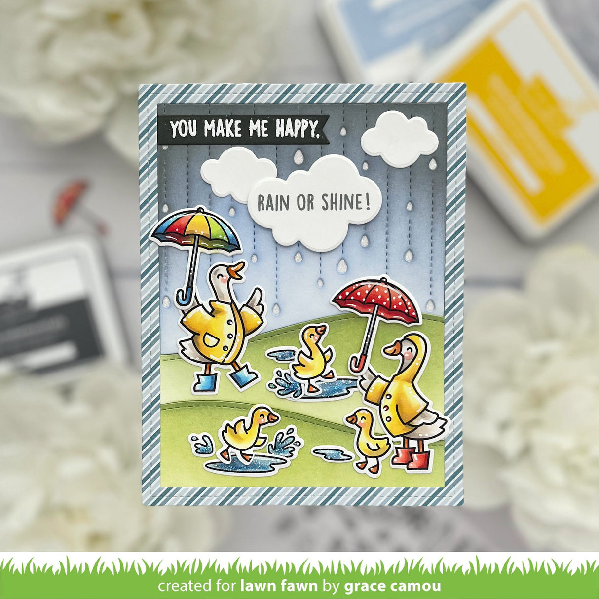 rainy day backdrop: portrait