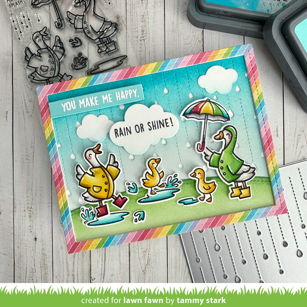 silly goose, rain or shine!