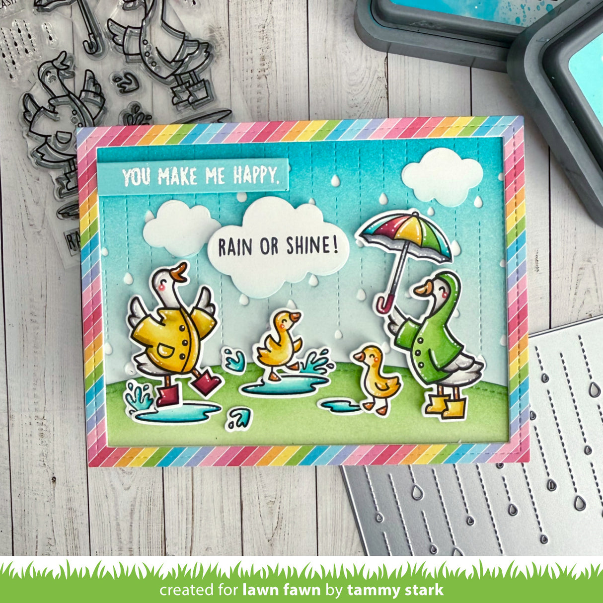 silly goose, rain or shine!