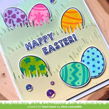 stamp 'n stencil easter eggs