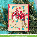 string of lights background stencils