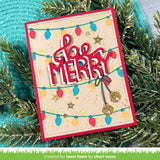 string of lights background stencils