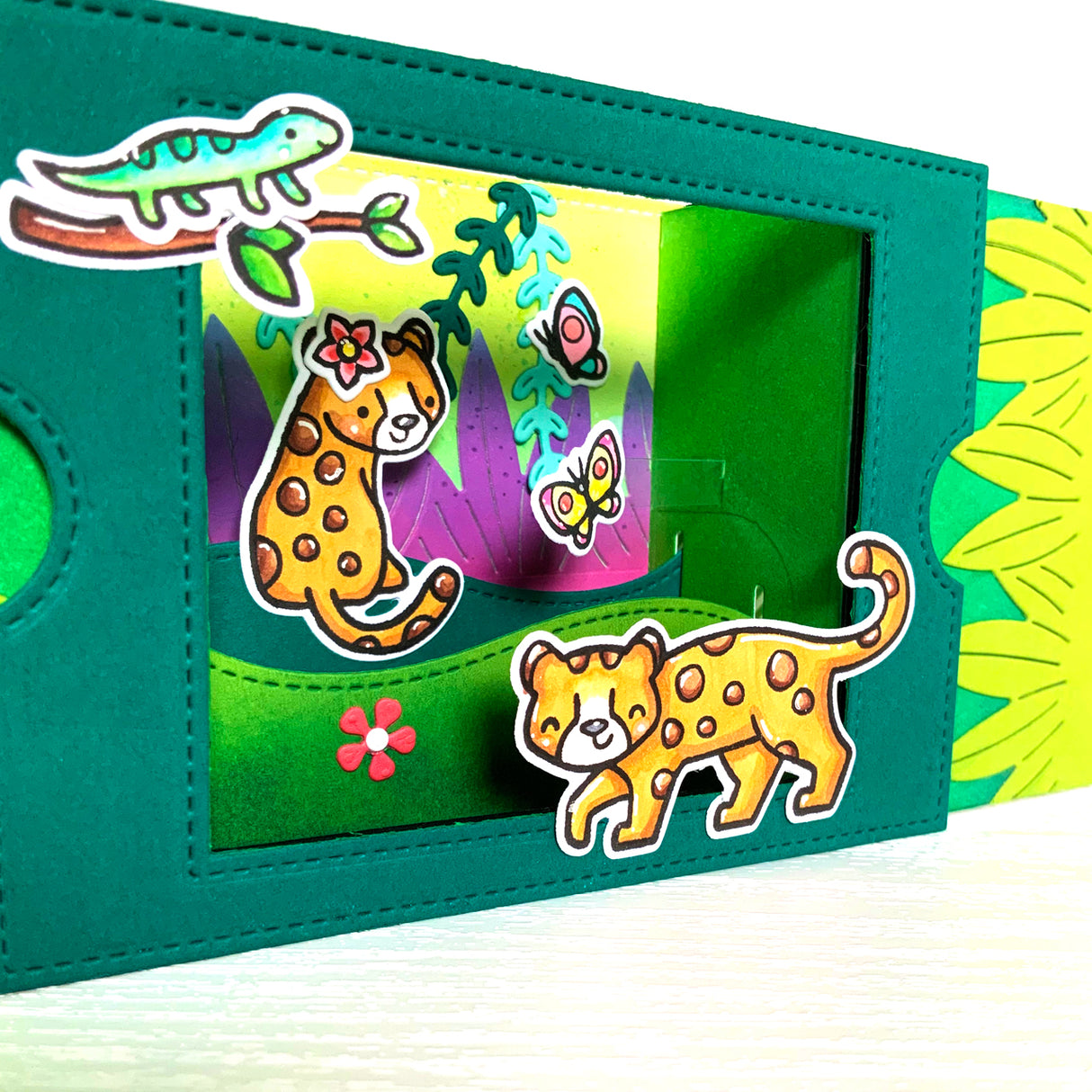 ta-da! diorama! hillside inserts