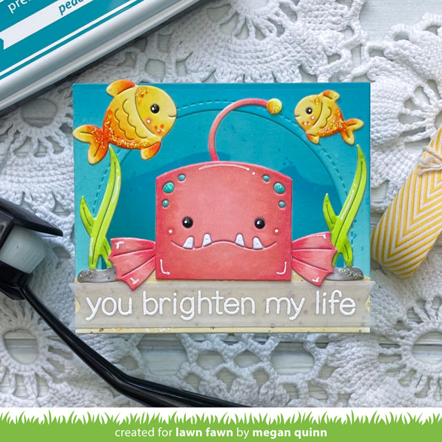 tiny gift box anglerfish add-on – Lawn Fawn