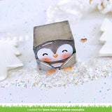 tiny gift box owl and penguin add-on