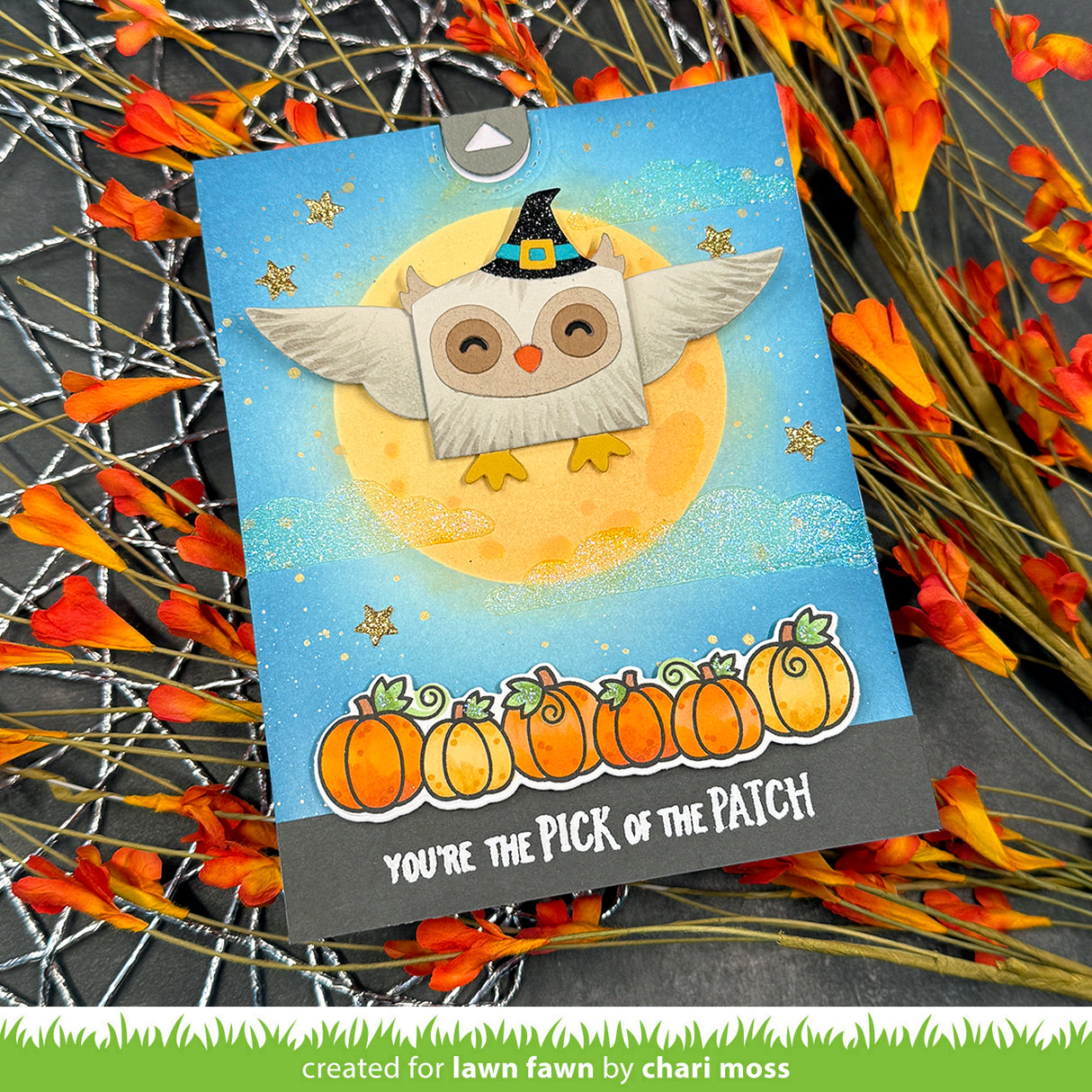 tiny gift box owl and penguin add-on