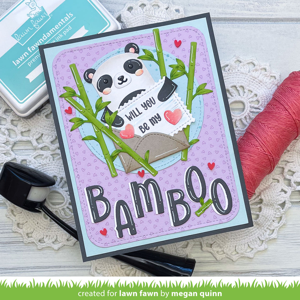 tiny gift box panda and bear add-on