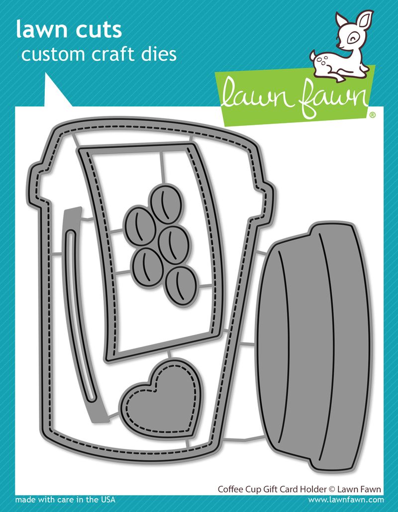 coffee cup gift card holder – Lawn Fawn