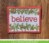 pinecone and leaves border