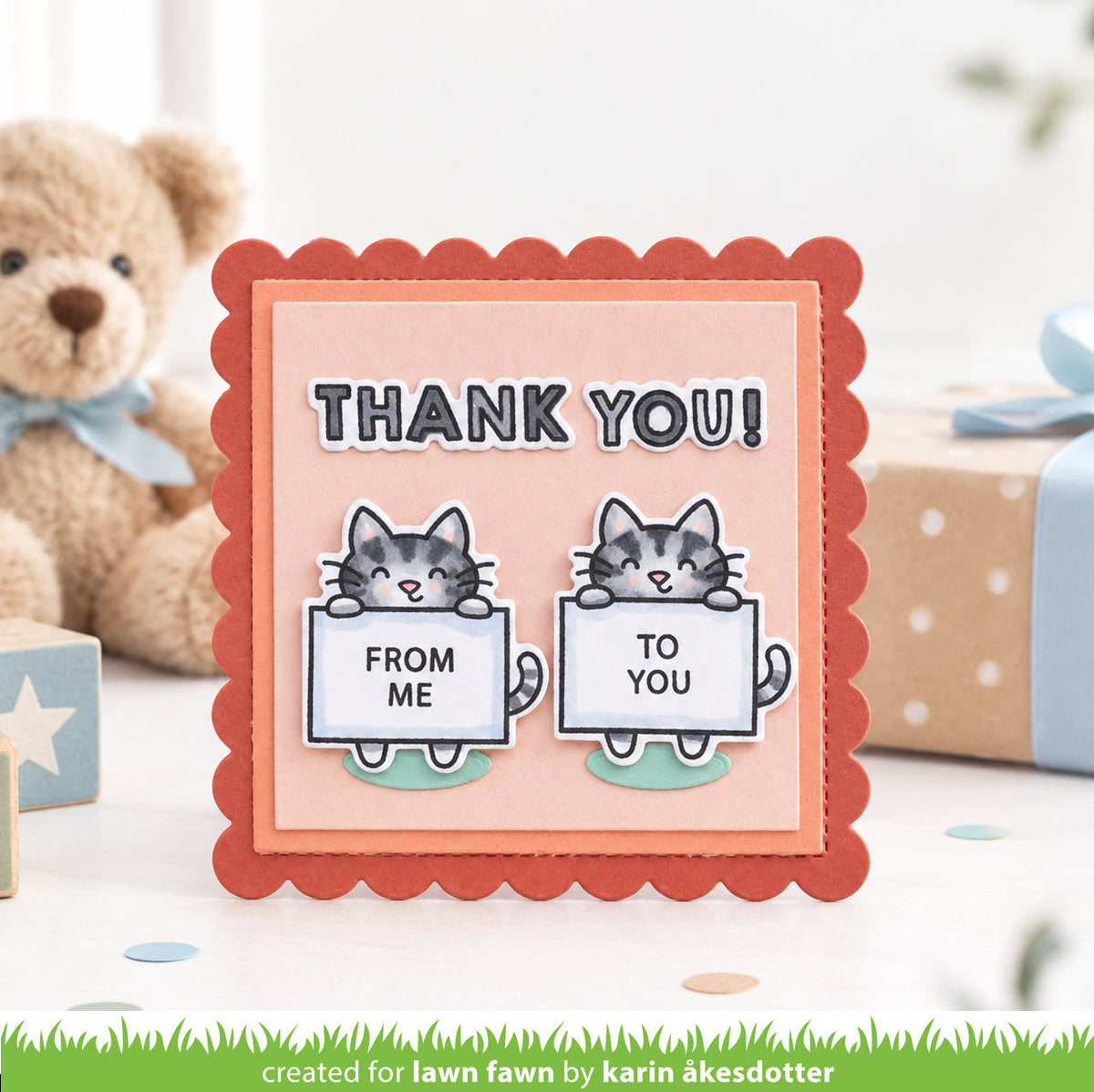 critter thank yous kids cardmaking kit