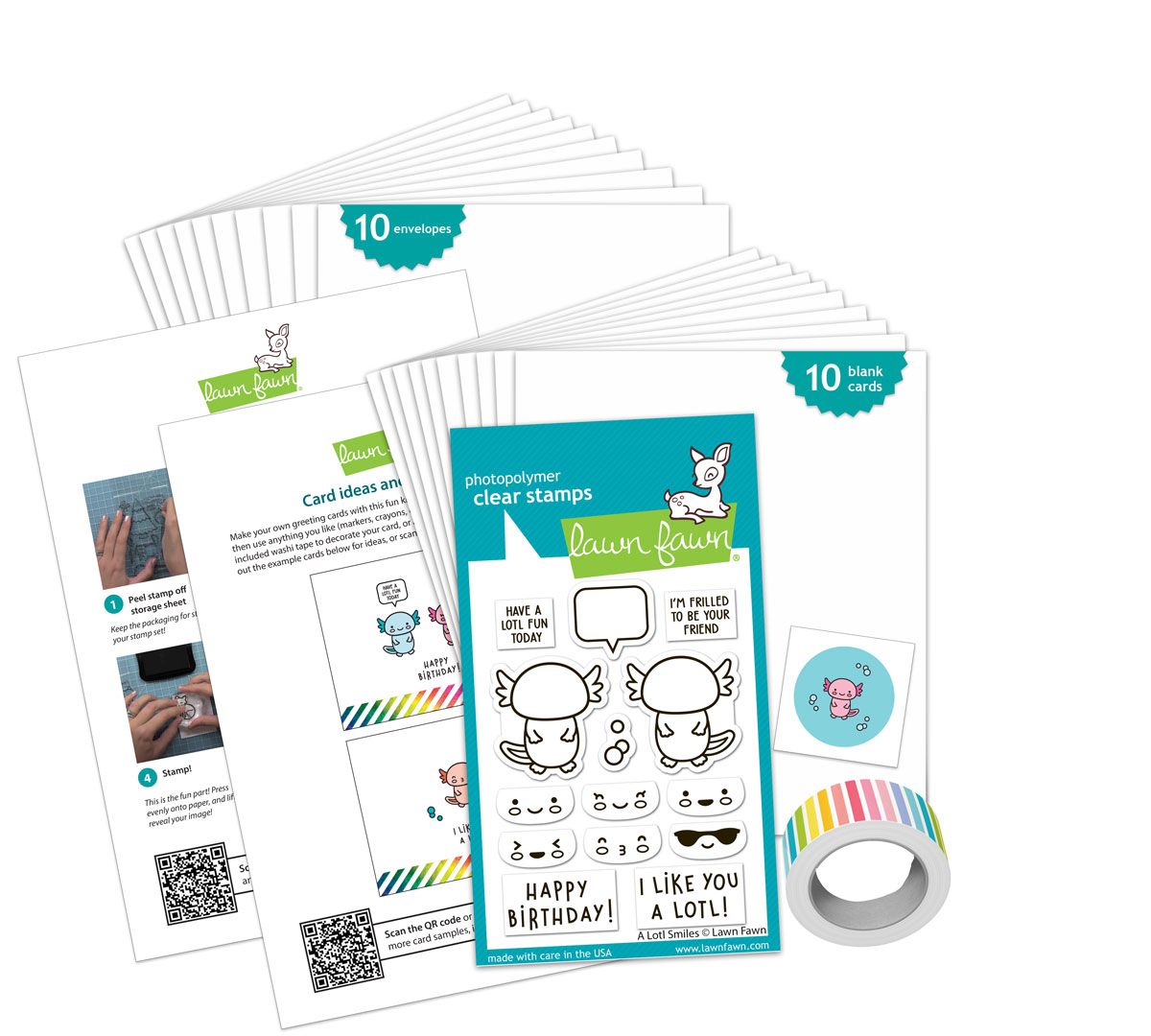 a lotl smiles kids cardmaking kit: mini