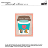 coffee cup gift card holder