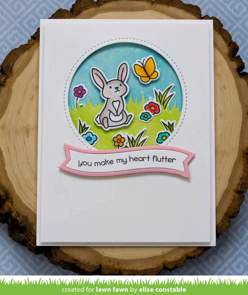 Lawn Fawn - Lawn Cuts - Giant Sending Big Hugs - Stationery Crafts...