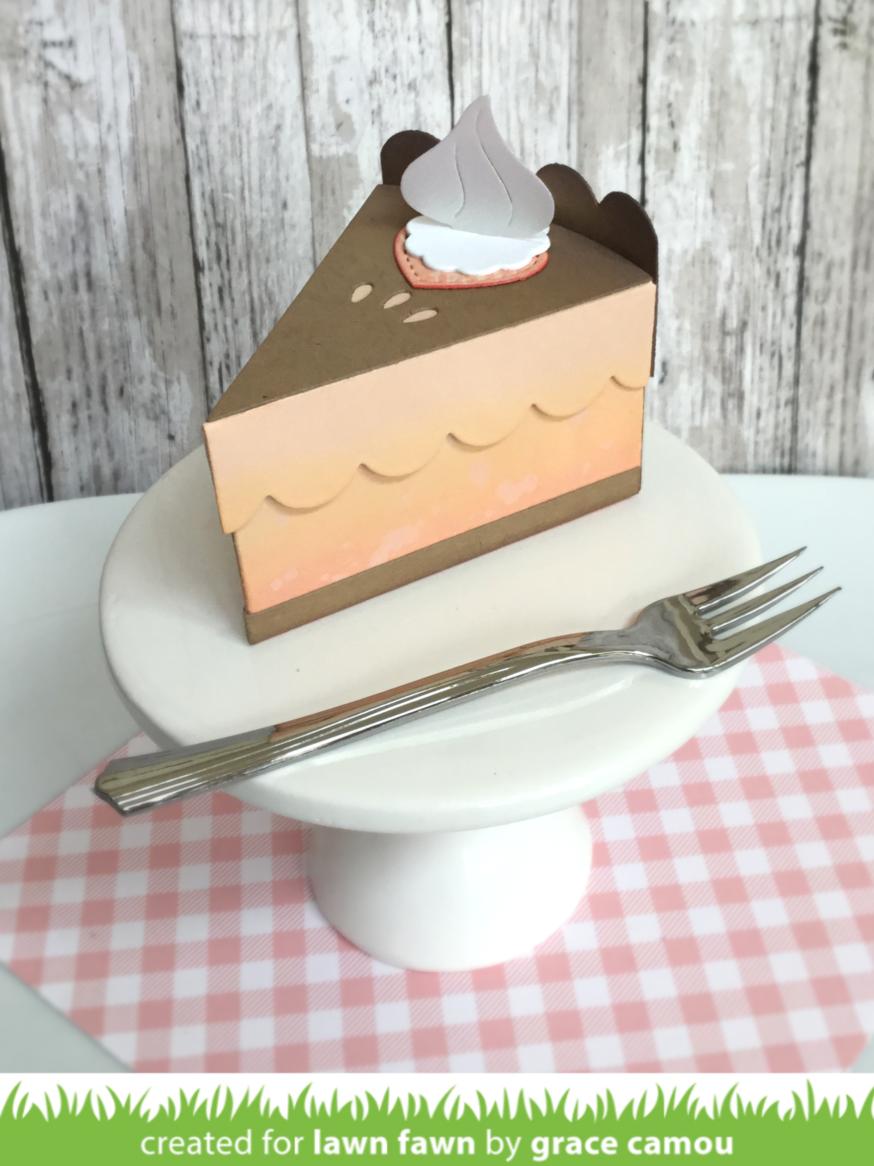 cake slice box pie add-on