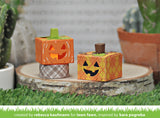 tiny gift box jack-o'-lantern add-on