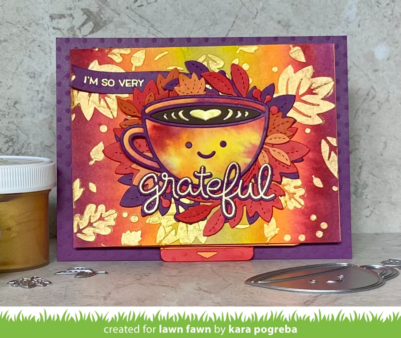 scripty autumn sentiments | Lawn Fawn