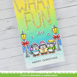 snow flurries background stencil