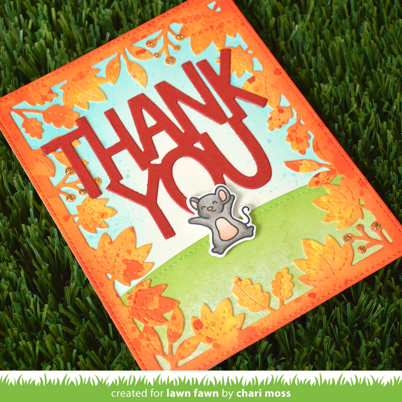 scripty autumn sentiments | Lawn Fawn