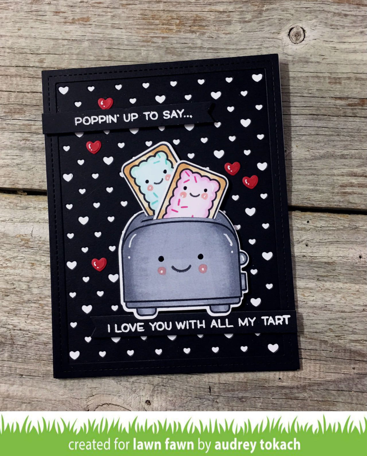 _polka heart backdrop: portrait_