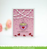 heart garland backdrop: portrait