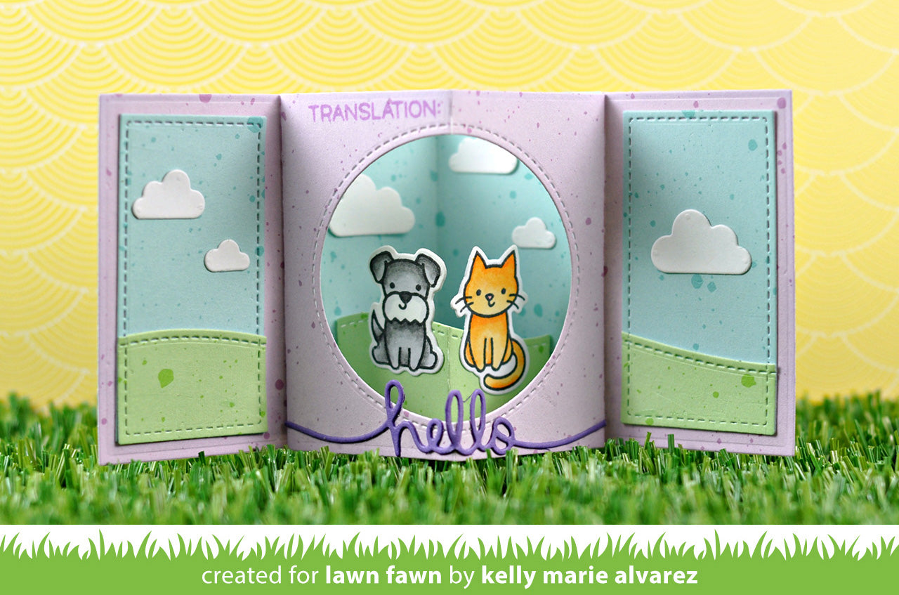 hello border | Lawn Fawn