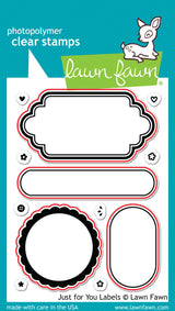 _just for you labels lawn cuts_