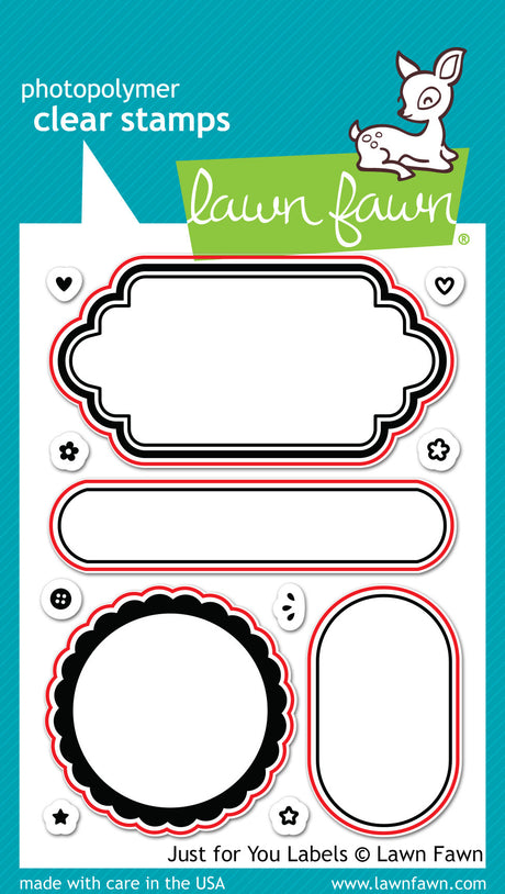 _just for you labels lawn cuts_