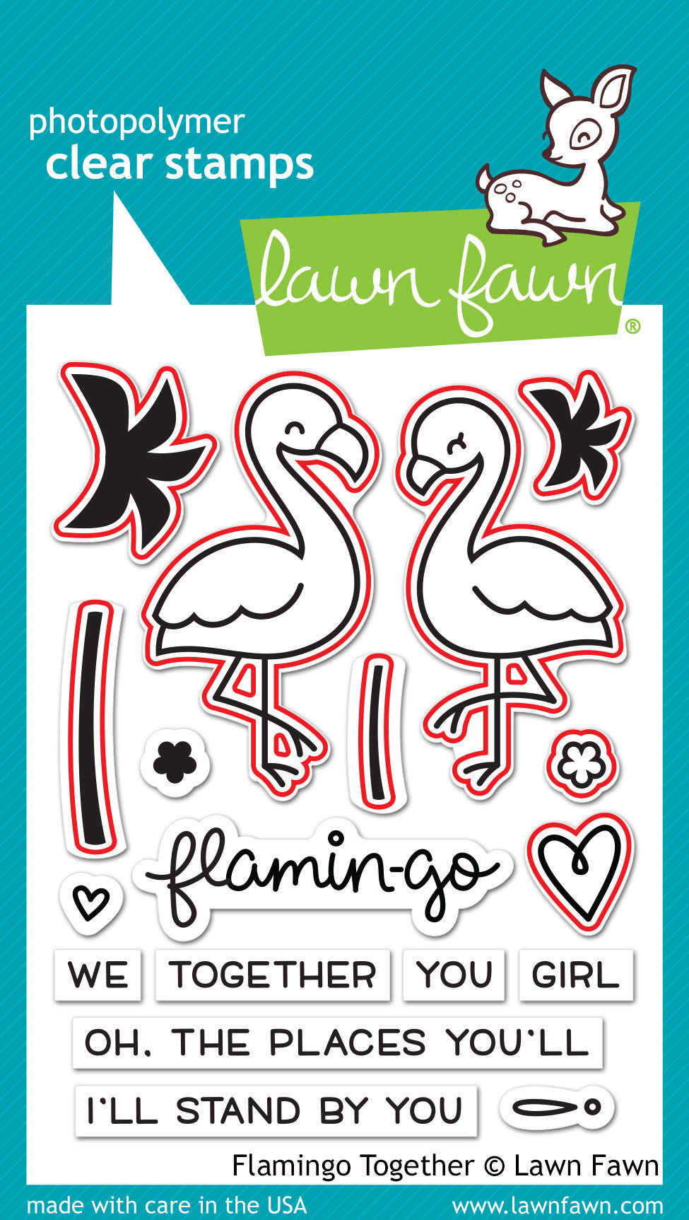 flamingo together - lawn cuts