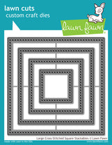 _large cross-stitched square stackables_