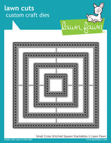 _small cross-stitched square stackables_