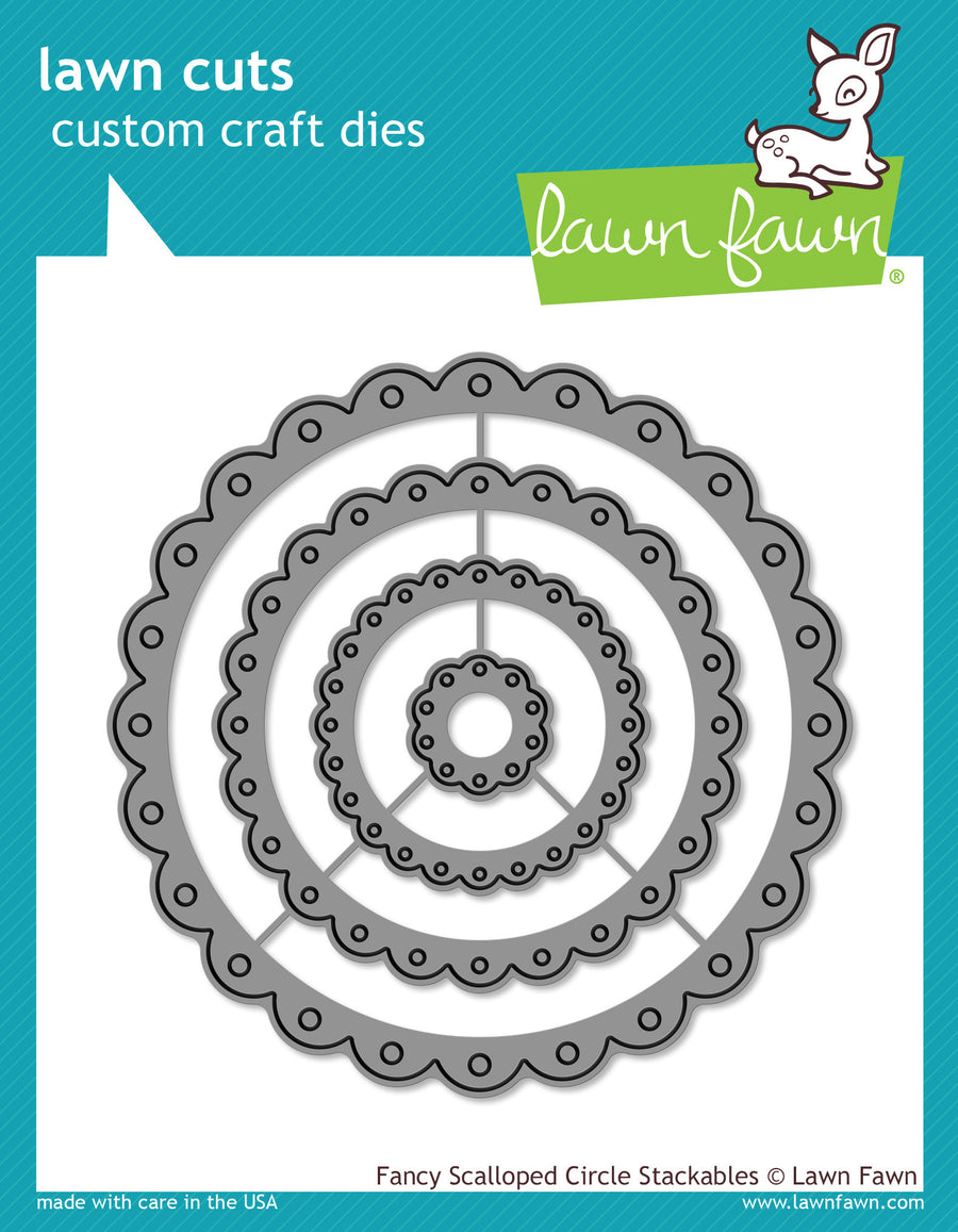 fancy scalloped circle stackables – Lawn Fawn