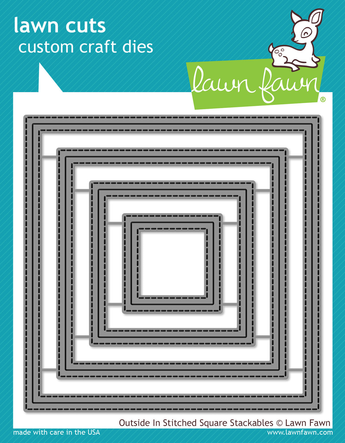 outside in stitched square stackables – Lawn Fawn