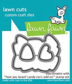 how you bean? candy corn add-on - lawn cuts