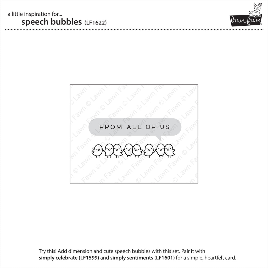 Lawn Fawn Bubble Background Stencil Lawn Fawn Bubble Background Stencil