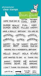 reveal wheel sentiments