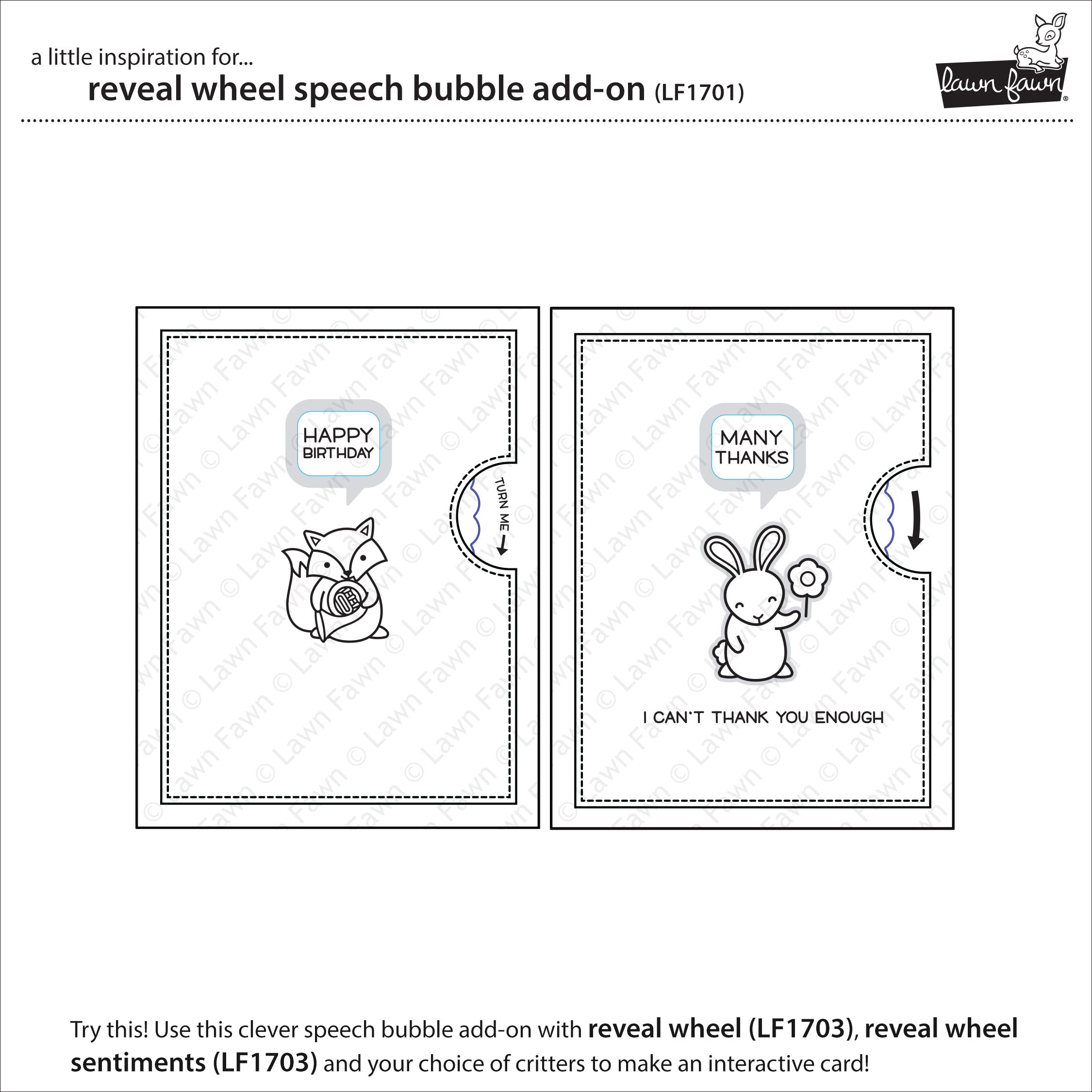 reveal wheel speech bubble add-on