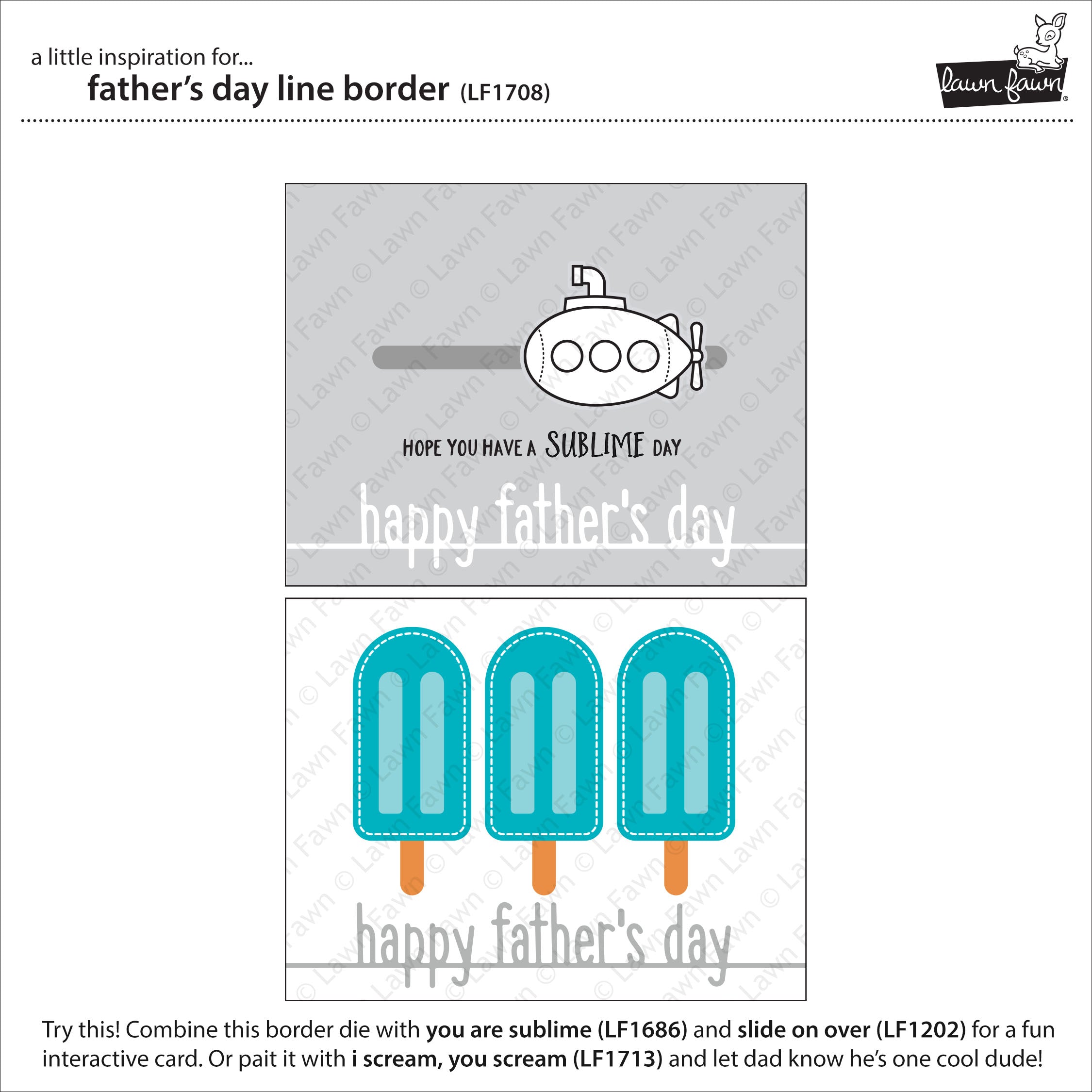 father's day line border