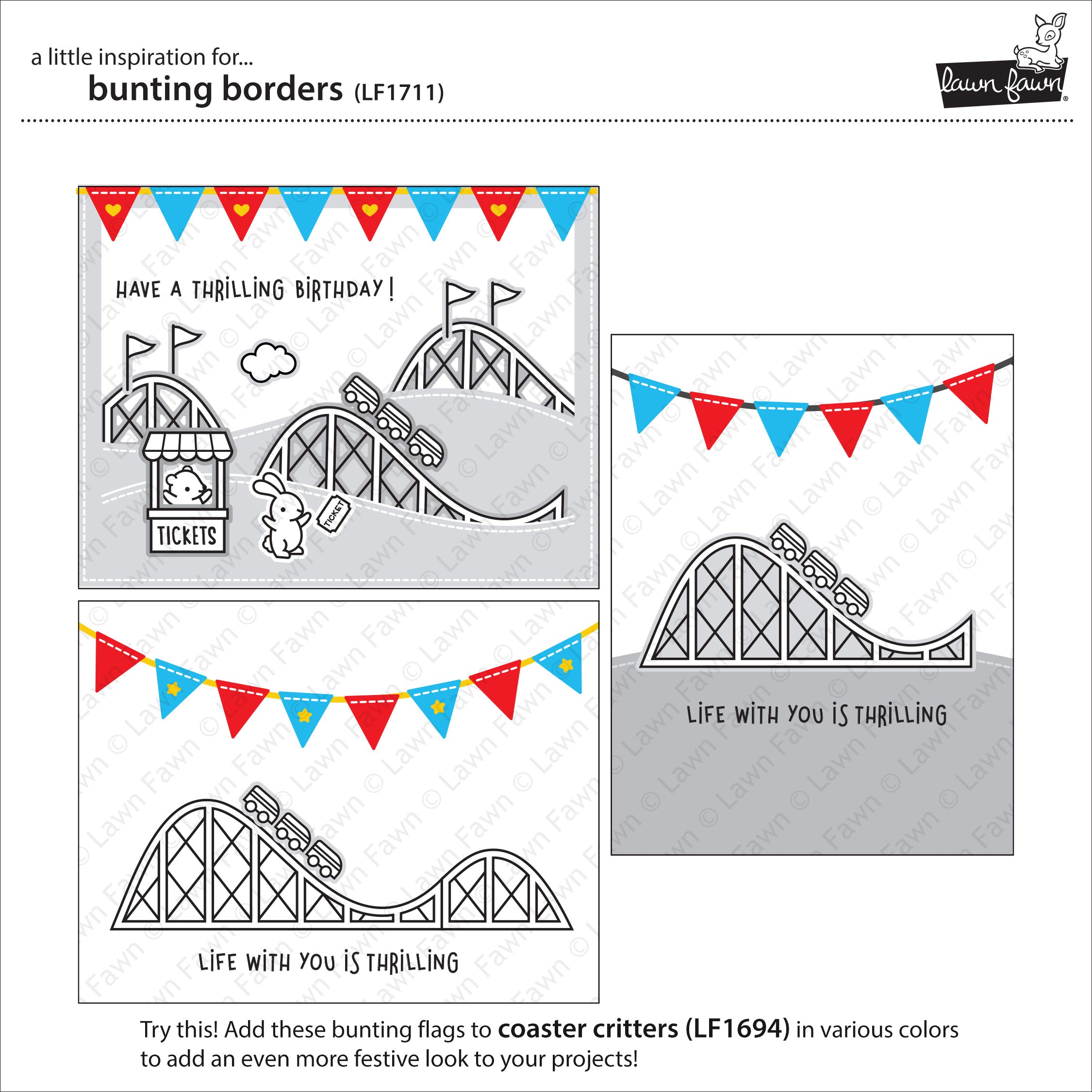 bunting borders