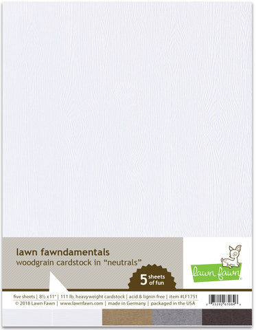 woodgrain cardstock - neutrals