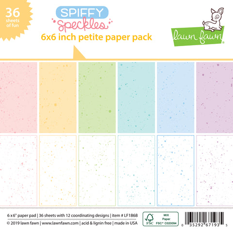 spiffy speckles petite paper pack