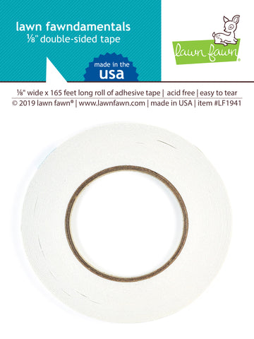1/8" double-sided tape
