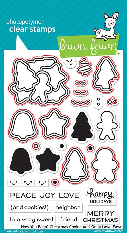 how you bean? christmas cookie add-on - lawn cuts