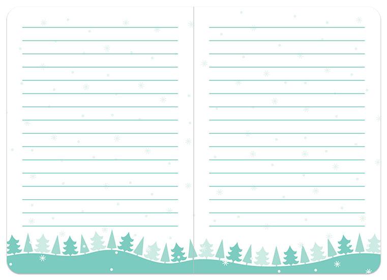 snow day remix - mini notebooks