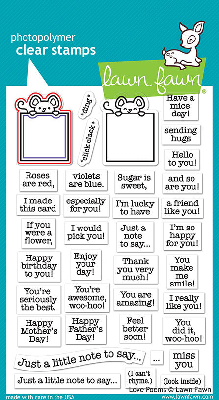 love poems lawn cuts