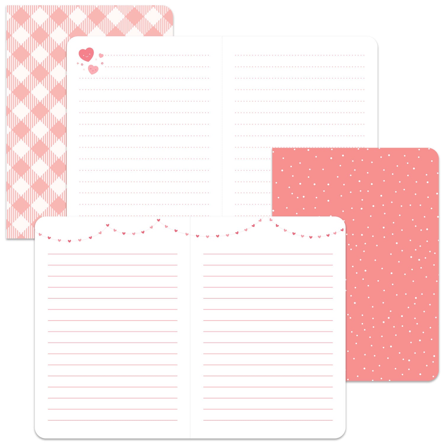 perfectly pink - mini notebooks
