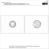 reveal wheel circle sentiments