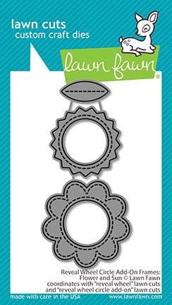 reveal wheel circle add-on frames: flower and sun