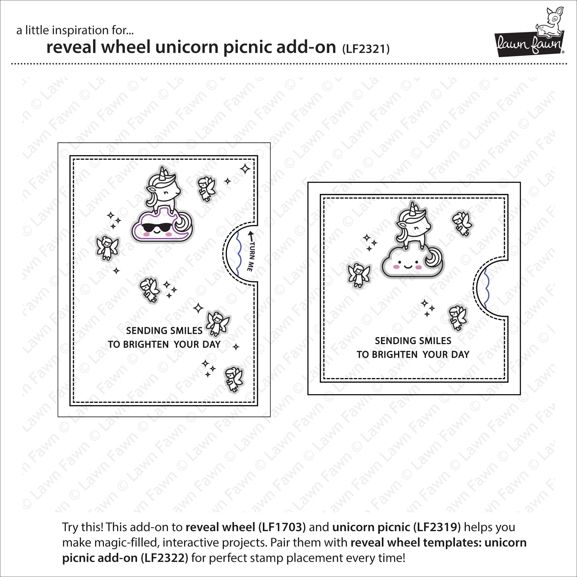reveal wheel unicorn picnic add-on