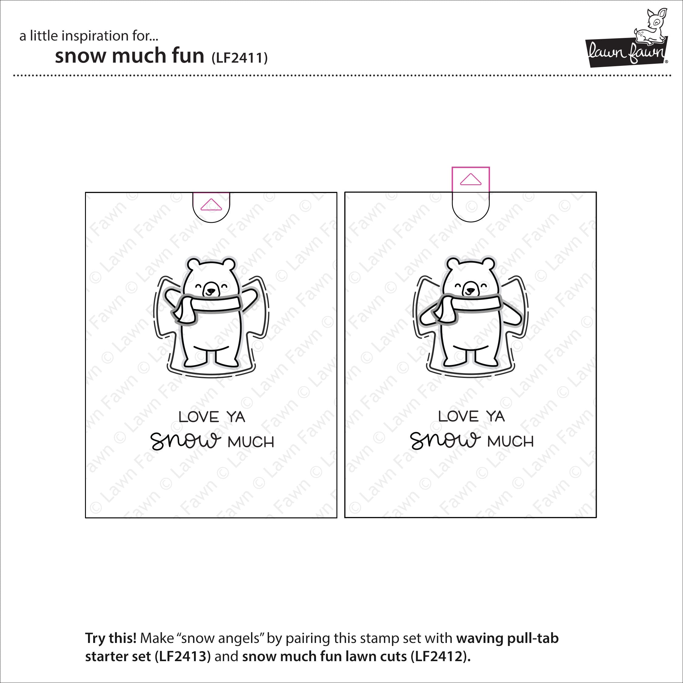 snow much fun | Lawn Fawn